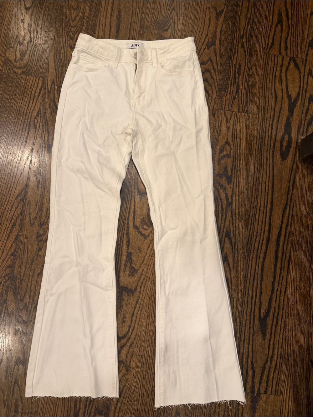 JBD. White Flared Jeans